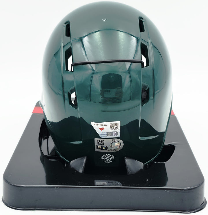 Cal Raleigh Auto Team USA Green 2026 WBC Logo Mini Batting Helmet Fanatics & MLB