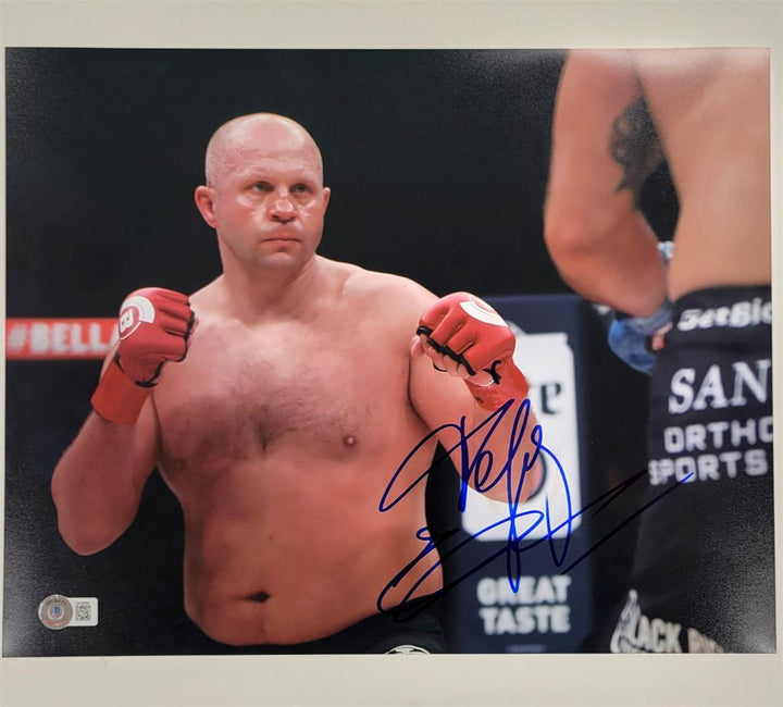 Fedor Emelianenko signed 11x14 Photo #8 UFC MMA autograph ~ Beckett BAS Holo