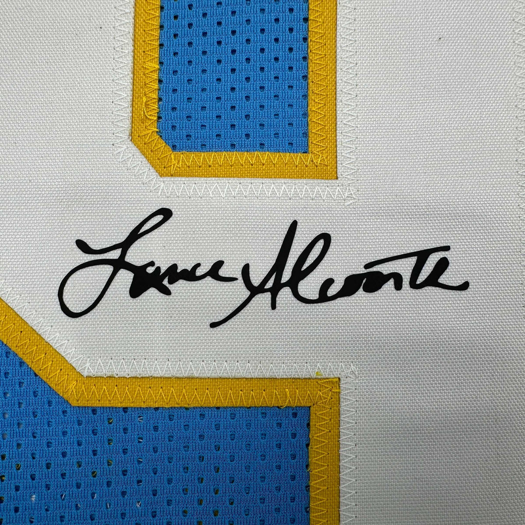 Facsimile Autographed Lance Alworth San Diego Powder Blue Reprint Jersey XL