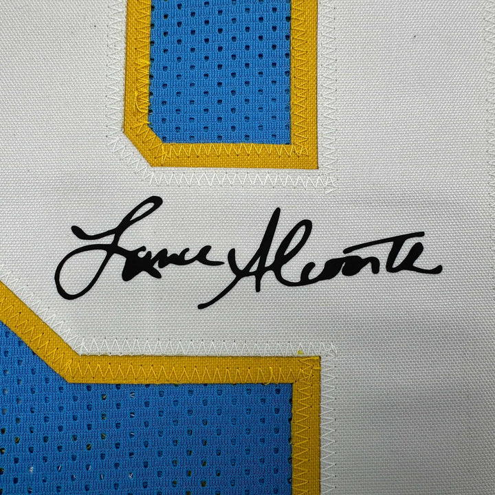 Facsimile Autographed Lance Alworth San Diego Powder Blue Reprint Jersey XL