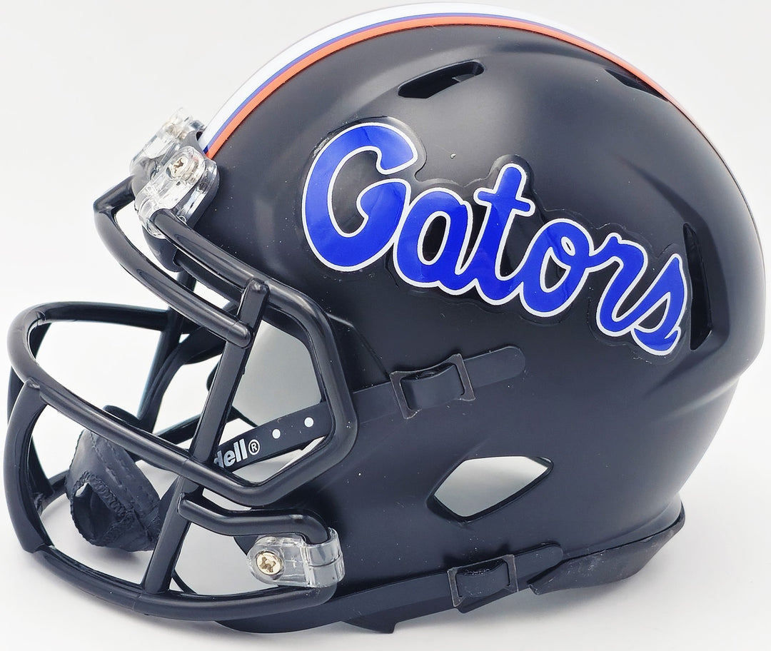 Steve Spurrier Auto Florida Gators Black 2023 Alt Speed Mini Helmet Beckett