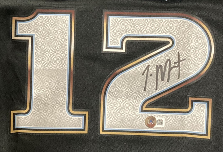 Ja Morant Signed Memphis Grizzlies Black Nike Swingman Jersey BAS
