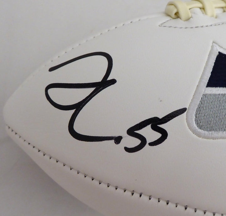Frank Clark Signed White Seattle Seahawks Logo Football MCS Holo