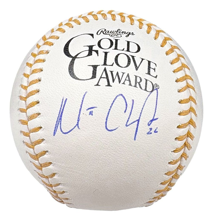 Matt Chapman San Francisco Giants Signed Official MLB Gold Glove Baseball BAS