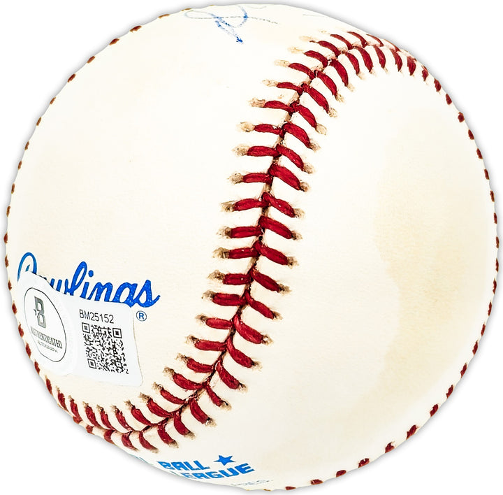 Dave Pope Autographed Signed AL Baseball Orioles, Indians Beckett QR #BM25152