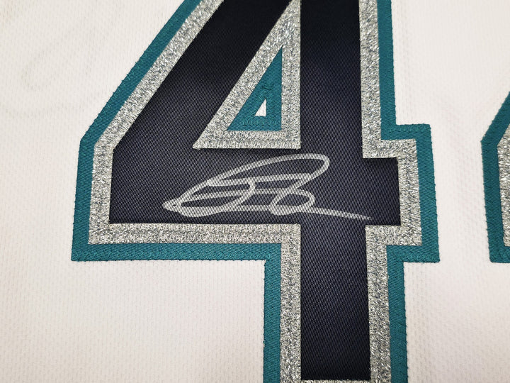 Mariners Julio Rodriguez Auto White Nike Authentic Collection Jersey 44 Beckett