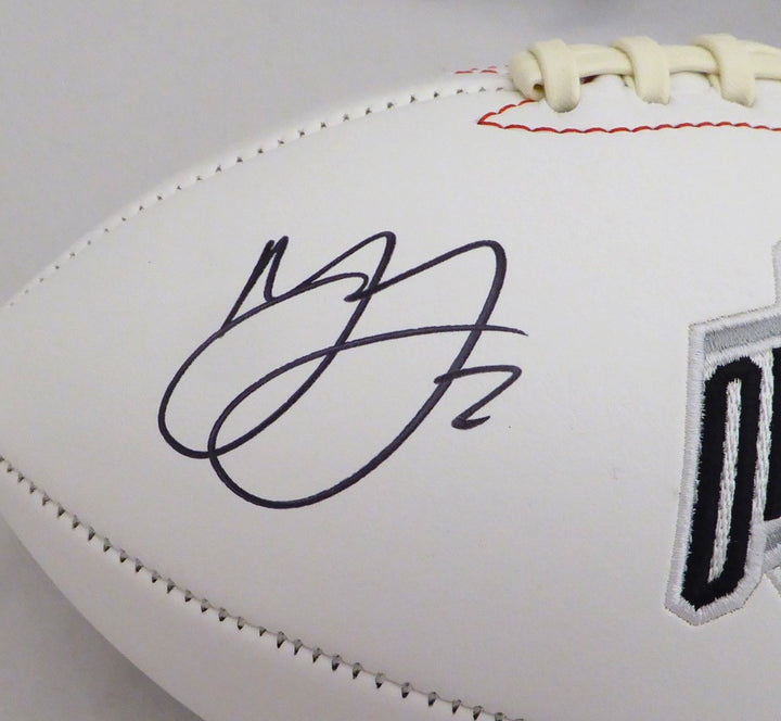 Marshon Lattimore Signed Ohio State Buckeyes White Logo Football Beckett BAS