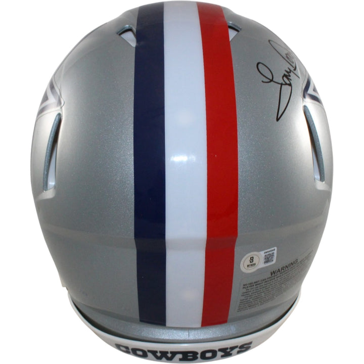 Tony Dorsett Autographed Dallas Cowboys Authentic TB 76 Helmet Beckett 56345