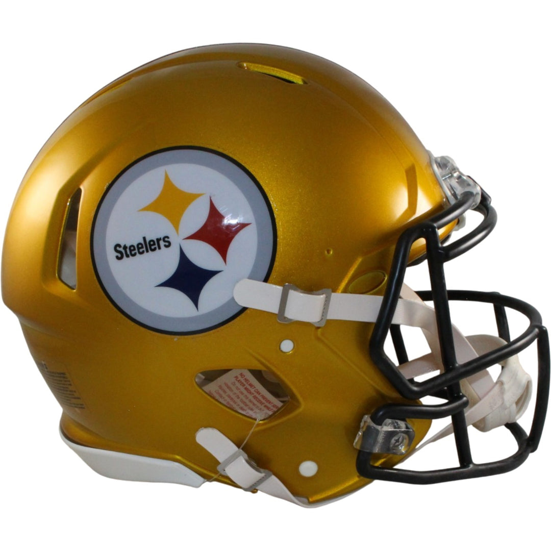 Pittsburgh Steelers Full Size Authentic Flash Helmet Riddell New In Box 30825