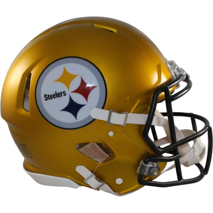Pittsburgh Steelers Full Size Authentic Flash Helmet Riddell New In Box 30825
