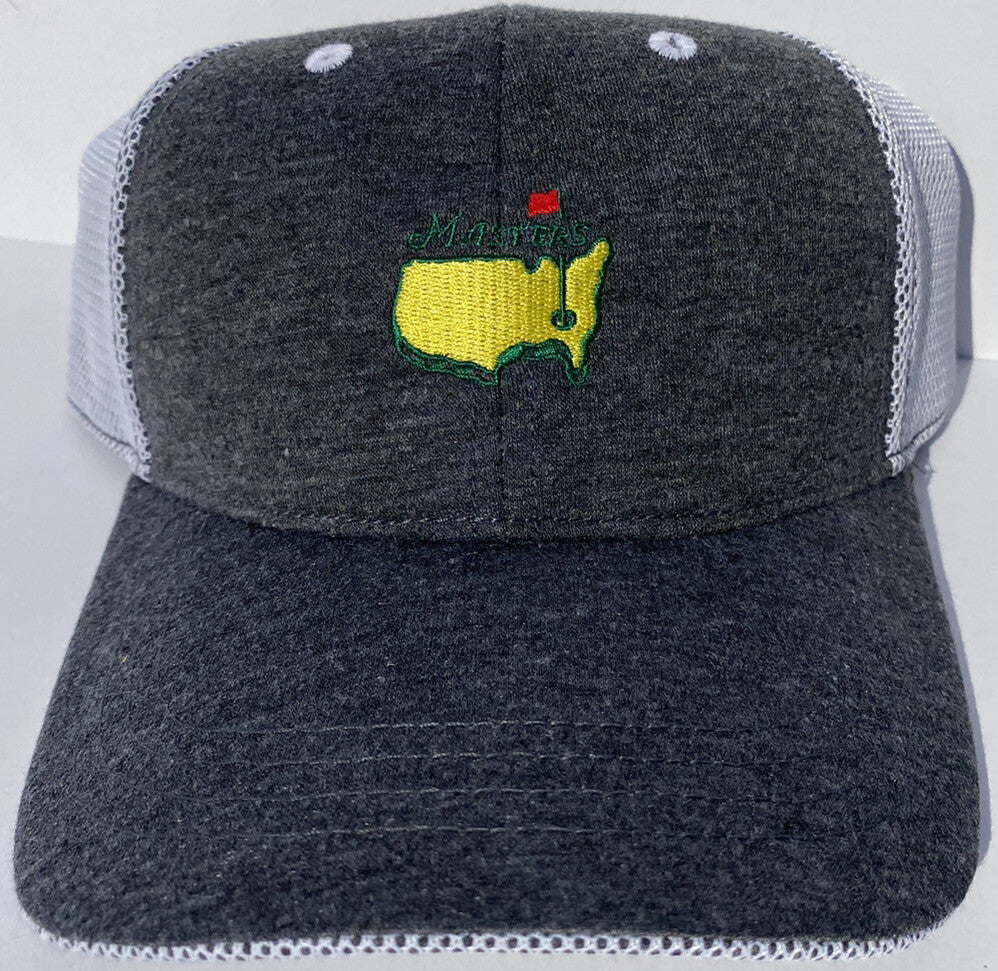2025 MASTERS HEATHERED GRAY PERFORMANCE MESH BACK HAT AUGUSTA NATIONAL GOLF NEW