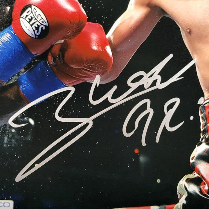 Gilberto "Zurdo" Ramirez signed 11x14 photo boxing autograph ~ Beckett BAS Holo