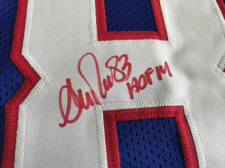 Andre Reed Signed Bills Jersey Inscribed x3 "Mr. Yac, HOF" COA Autograph Buffalo