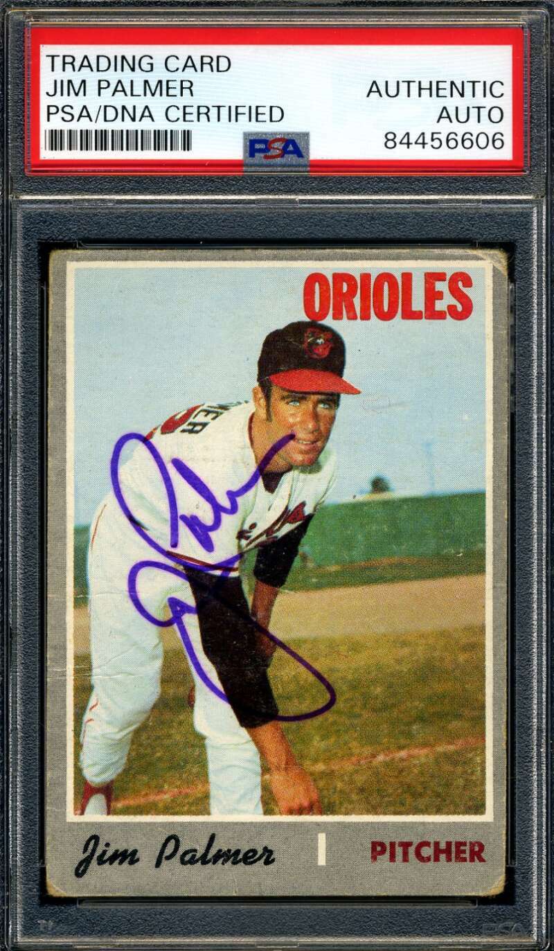 Jim Palmer PSA DNA Signed 1970 Topps Autograph