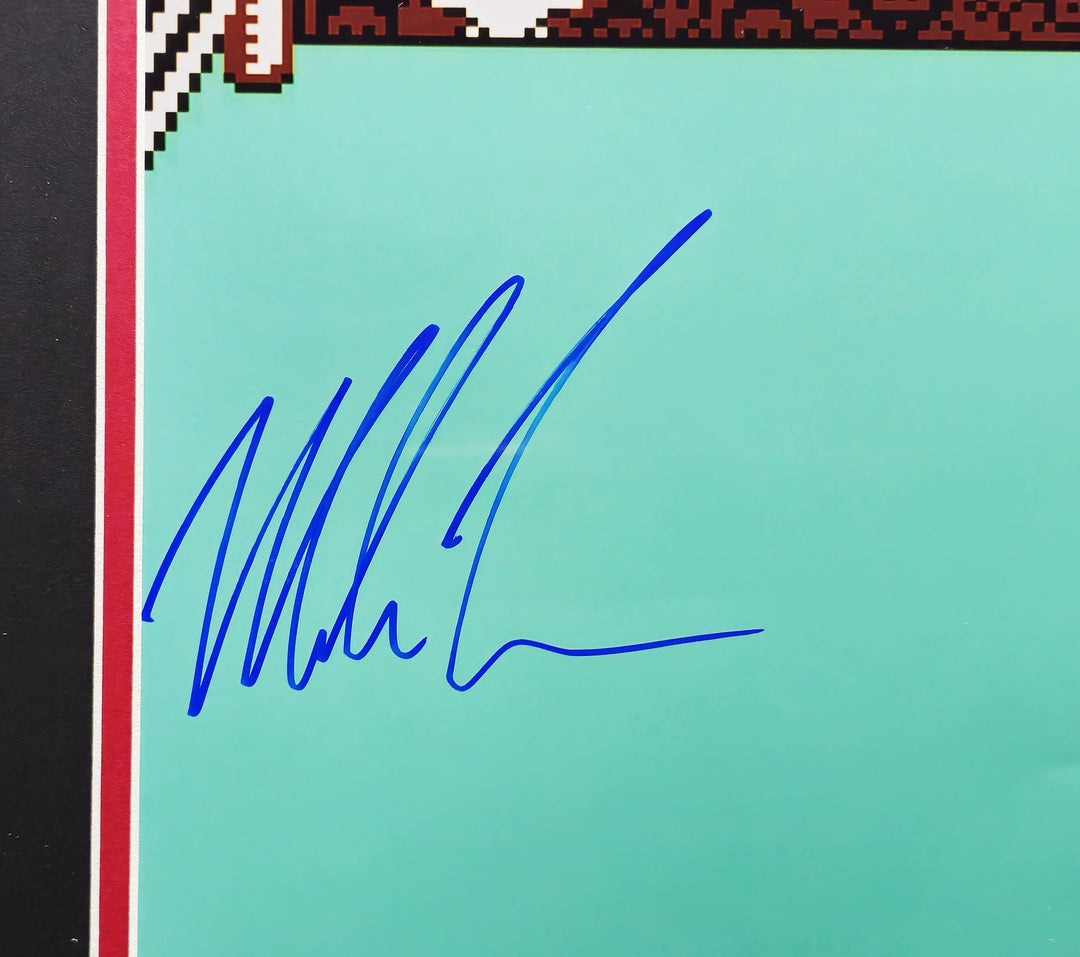 Mike Tyson Signed Framed 16x20 Photo Nintendo Punch-Out!! Beckett BAS QR