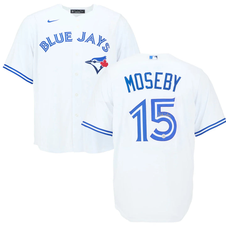 Lloyd Moseby Autographed Toronto Blue Jays White Nike Jersey