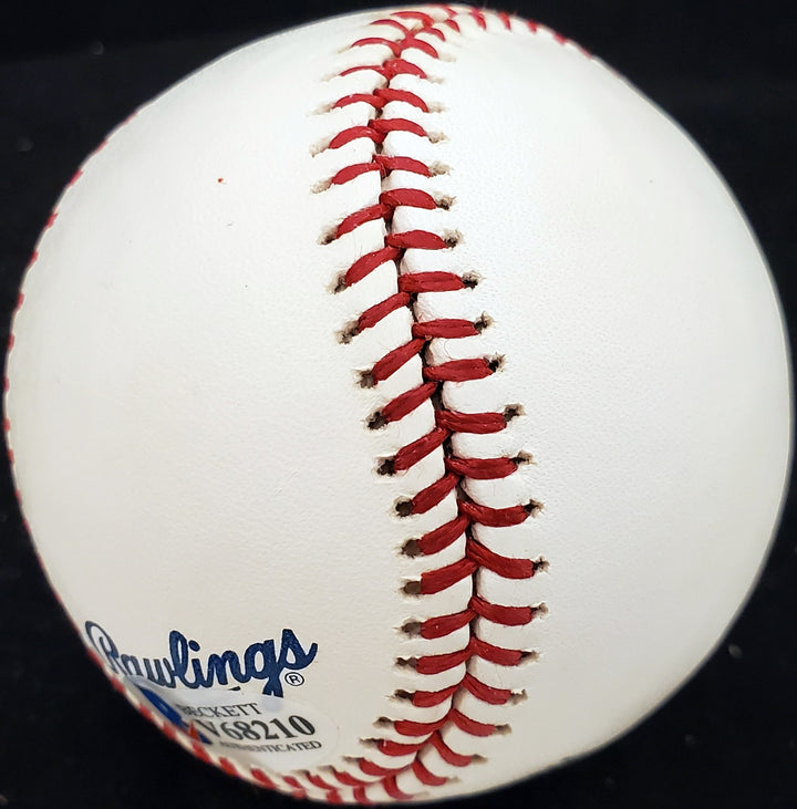 Jim Robertson Signed MLB Baseball Philadelphia A's Beckett #V68210