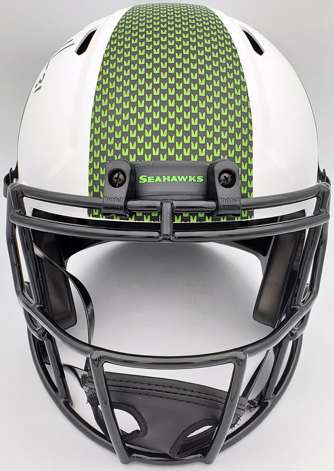 Kam Chancellor Auto Seahawks Lunar Eclipse White Full Size Rep Speed Helmet