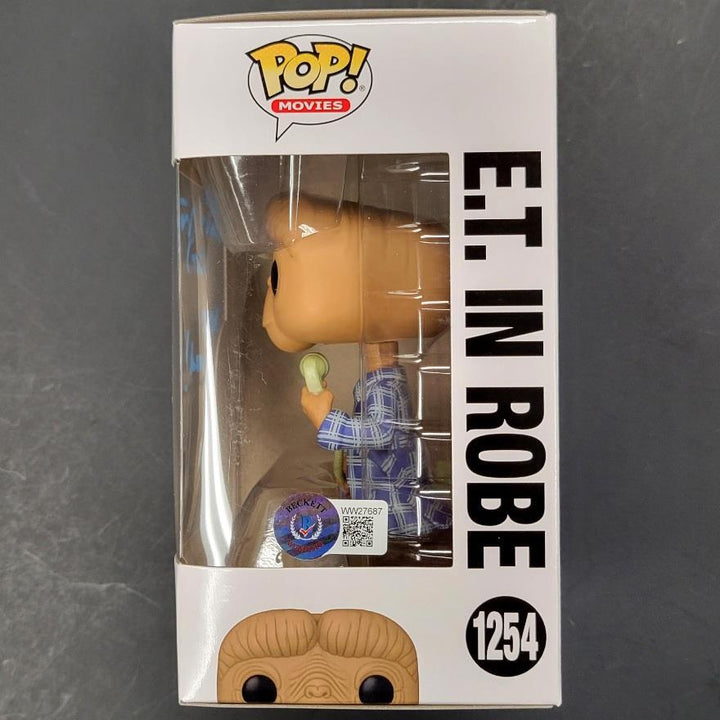 Matthew De Meritt signed "Beer good" E.T. in Robe Funko Pop ~ BAS Witness Holo