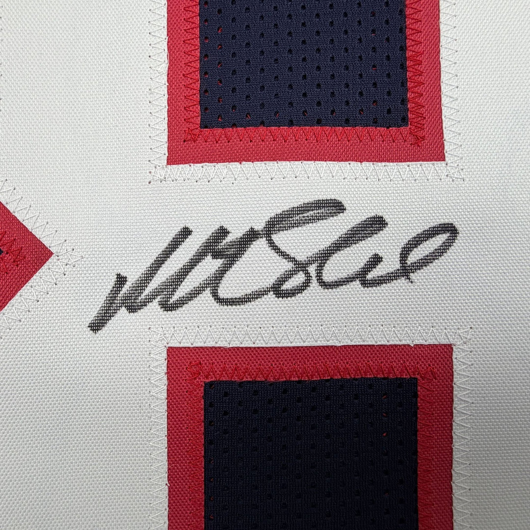 Autographed/Signed Matt Schaub Houston Navy Blue Football Jersey JSA COA