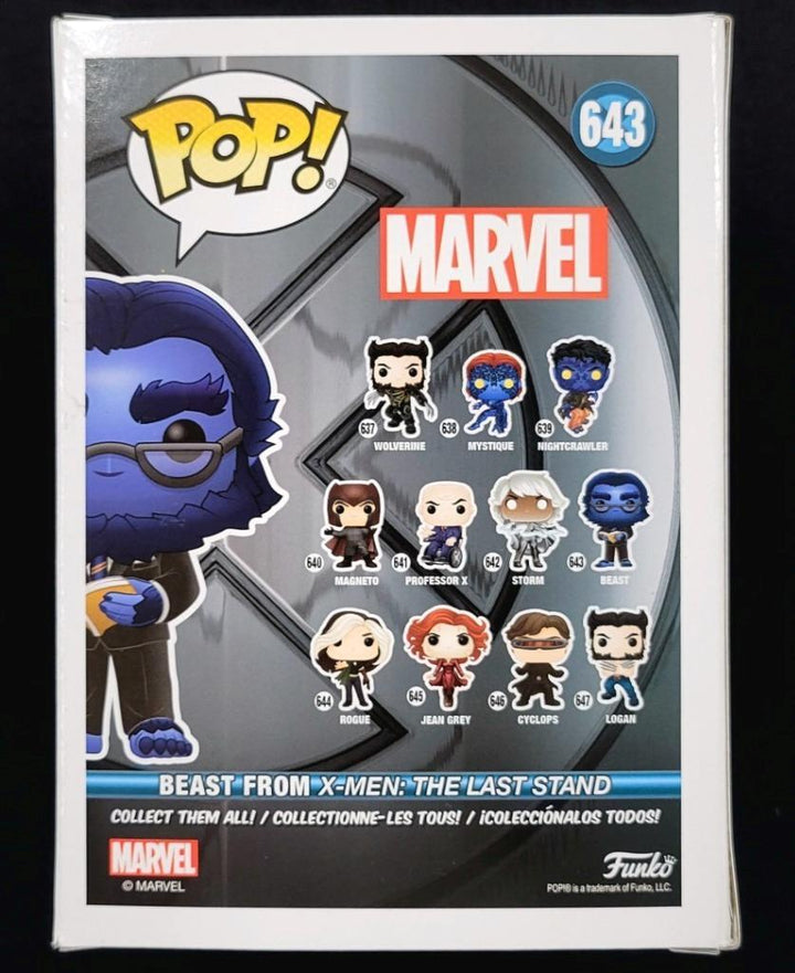 Kelsey Grammer signed Beast X-Men Funko Pop! figure orange autograph BAS Beckett