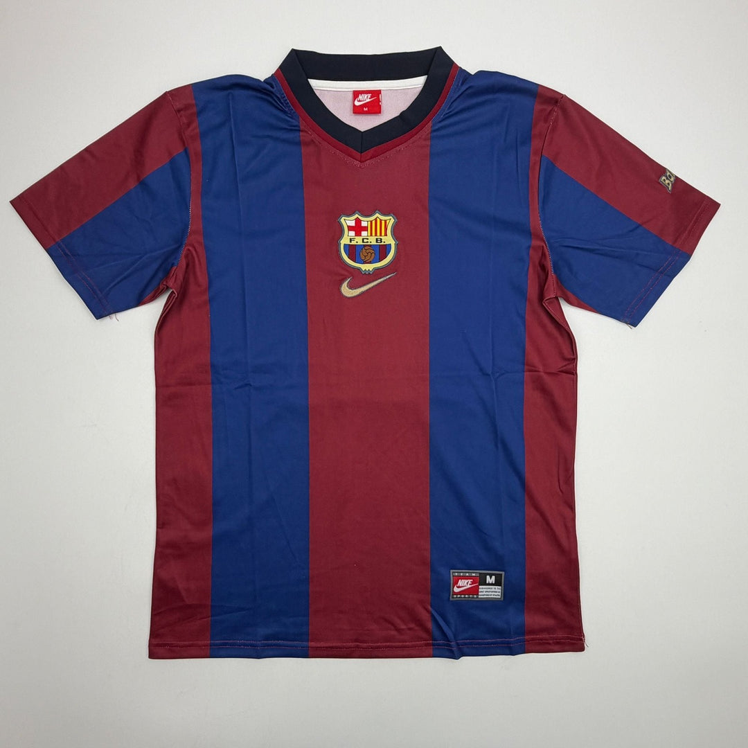Autographed/Signed Rivaldo Ferreira FC Barcelona Maroon Jersey Beckett COA