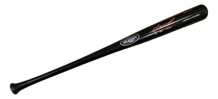 Jose Altuve Astros Signed Black Louisville Slugger Baseball Bat 17 AL MVP BAS
