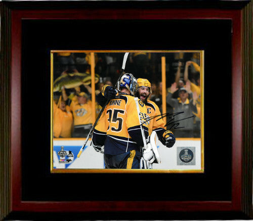 Mike Fisher signed Nashville Predators 2017 Stanley Cup Final 8x10 Photo Framed