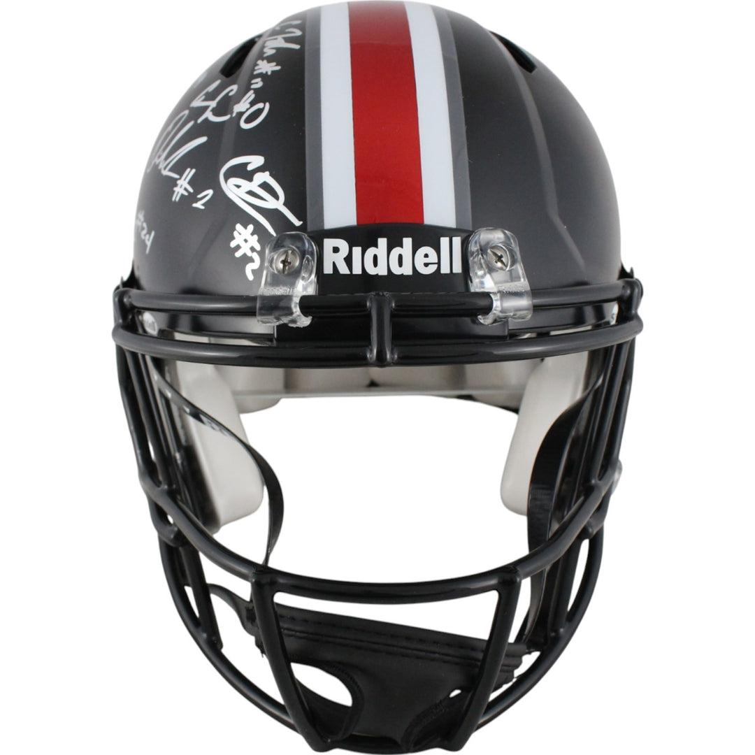 2024 Ohio State Buckeyes Team Signed Pro Helmet Natl Champs 20 Sig Beckett 50057