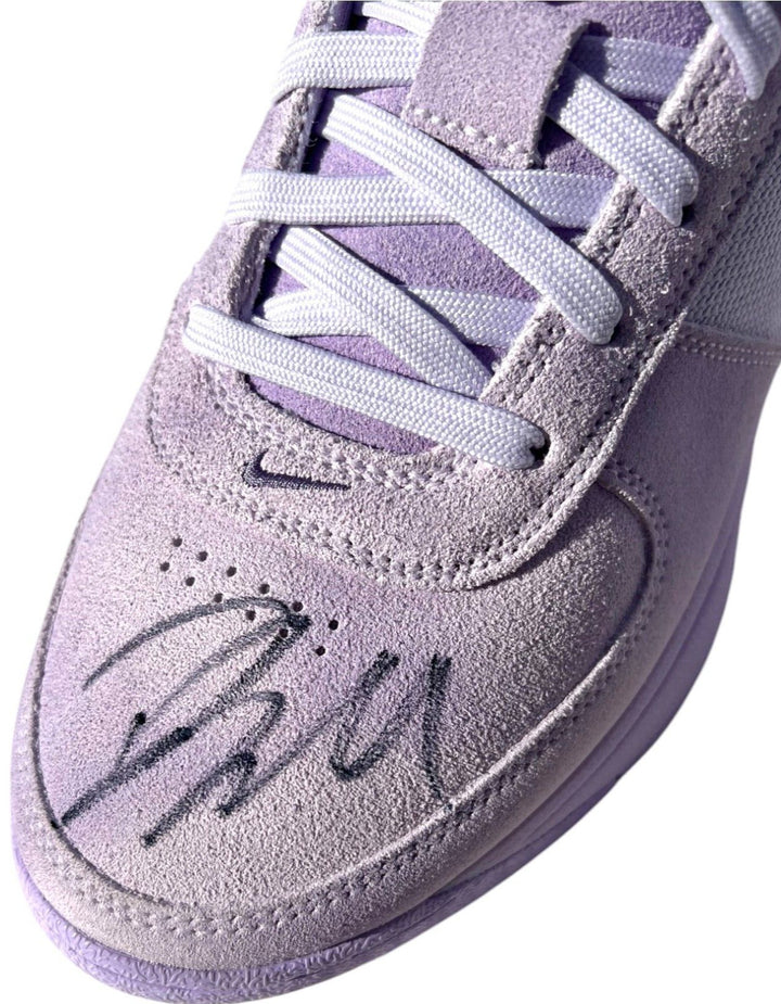 DEVIN BOOKER SIGNED NIKE BOOK 1 SHOE LILAC BLOOM BARELY MENS SHOE SUNS JSA