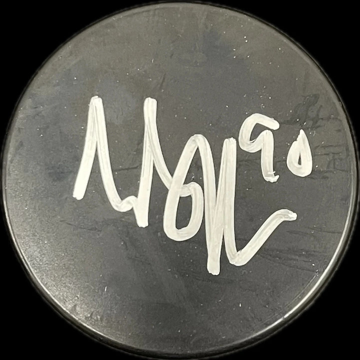 Tyler Johnson  Signed Hockey Puck PSA Tampa Bay Lightning
