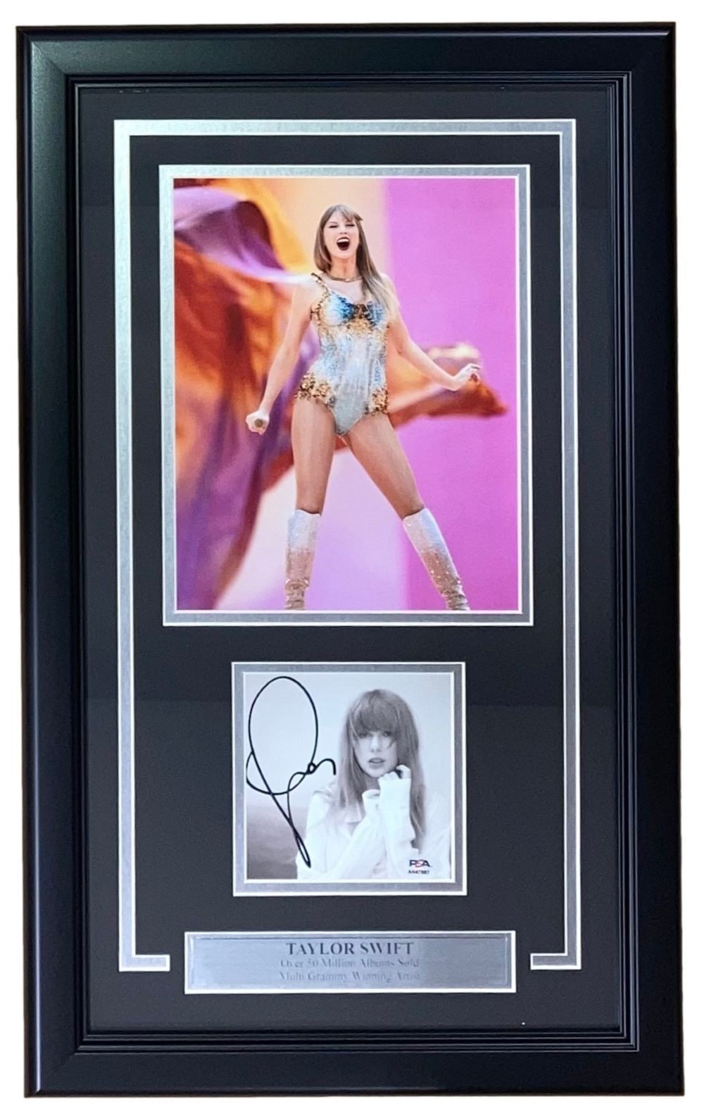 Taylor Swift Signed Framed TTPD CD Insert w/ 8x10 Photo PSA/DNA