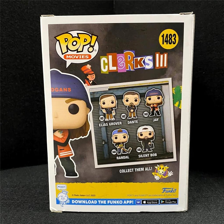 Jason Mewes signed "Jay" Clerks III Funko Pop! 1483 Figure autograph Beckett BAS
