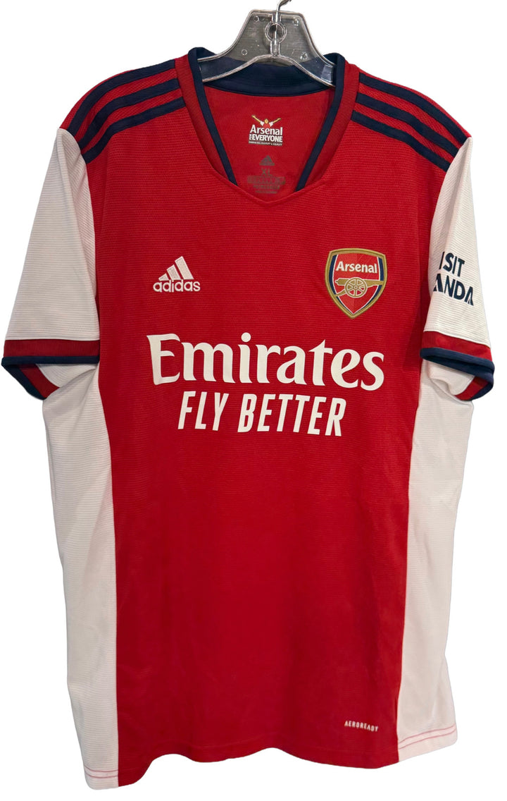 Emile Smith Rowe Signed Adidias Authentic Soccer Jersey XL Arsenal Auto BAS COA