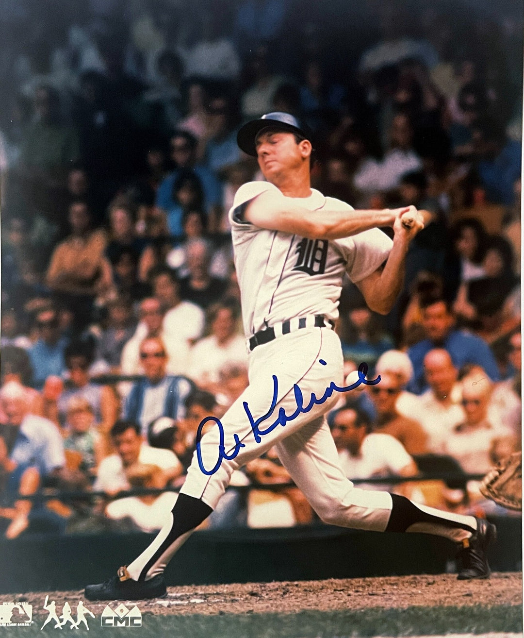 Al Kaline signed Detroit Tigers MLB 8x10 Photo- Tuff Stuff COA/Show Ticket/HOF