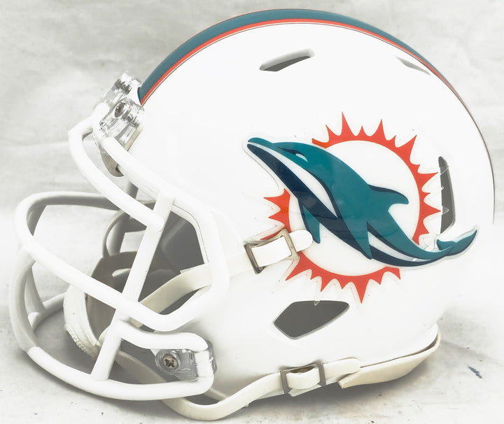 Tyreek Hill Signed Miami Dolphins White Speed Mini Helmet Beckett Witness