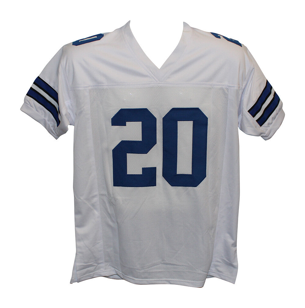 Mel Renfro Autographed/Signed Pro Style White XL Jersey HOF BAS 31164