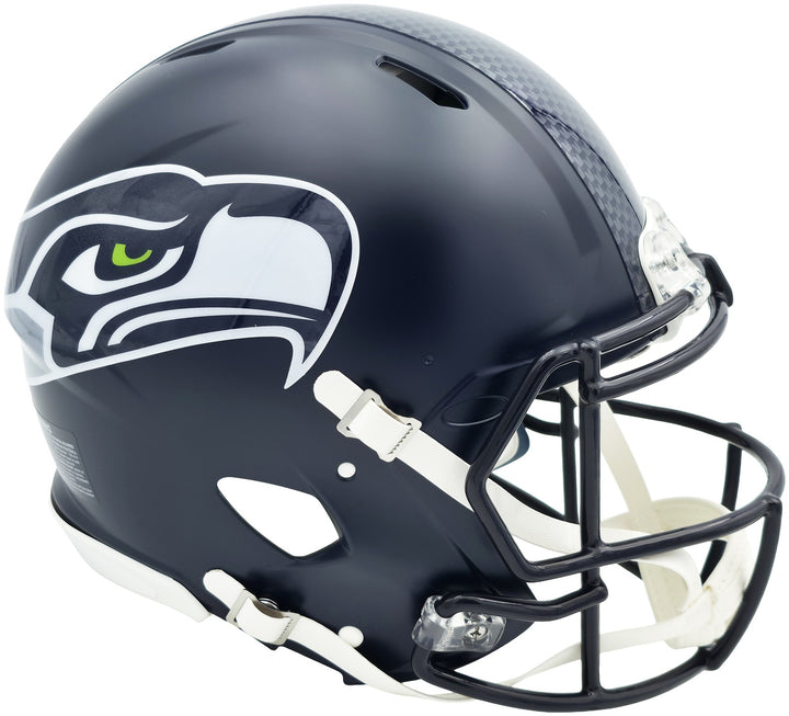 Unsigned Seahawks SB LX Champions Logo Full Sz Speed Authentic Helmet