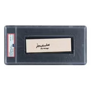 Muhammad Ali Signed 1980 Closed Circuit Fight Ticket vs Holmes PSA/DNA Gem MT 10