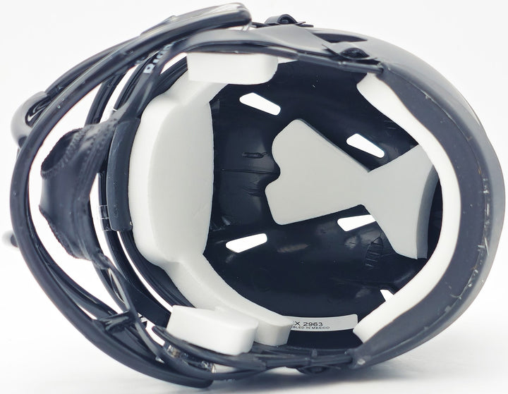Steve Spurrier Auto Florida Gators Black 23 Alternate Speed Mini Helmet Beckett