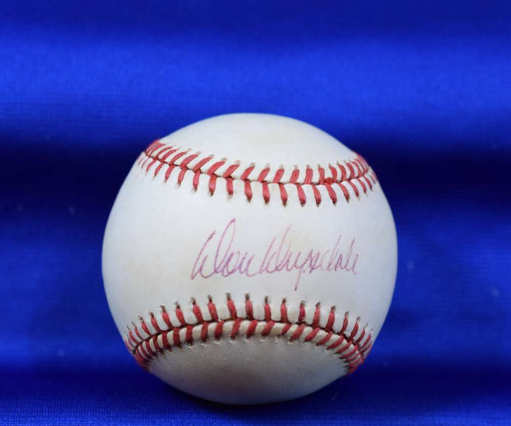 Don Drysdale JSA Coa Autograph National League ONL Signed BasebaLL