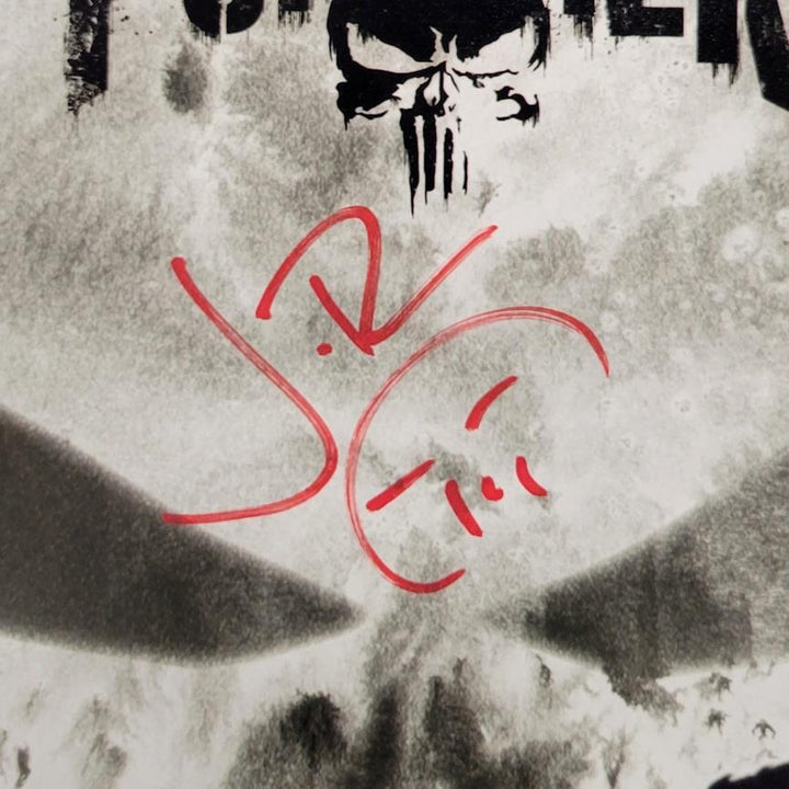 Jon Bernthal signed Marvel Punisher 16x20 photo sketch autograph ~ Beckett BAS