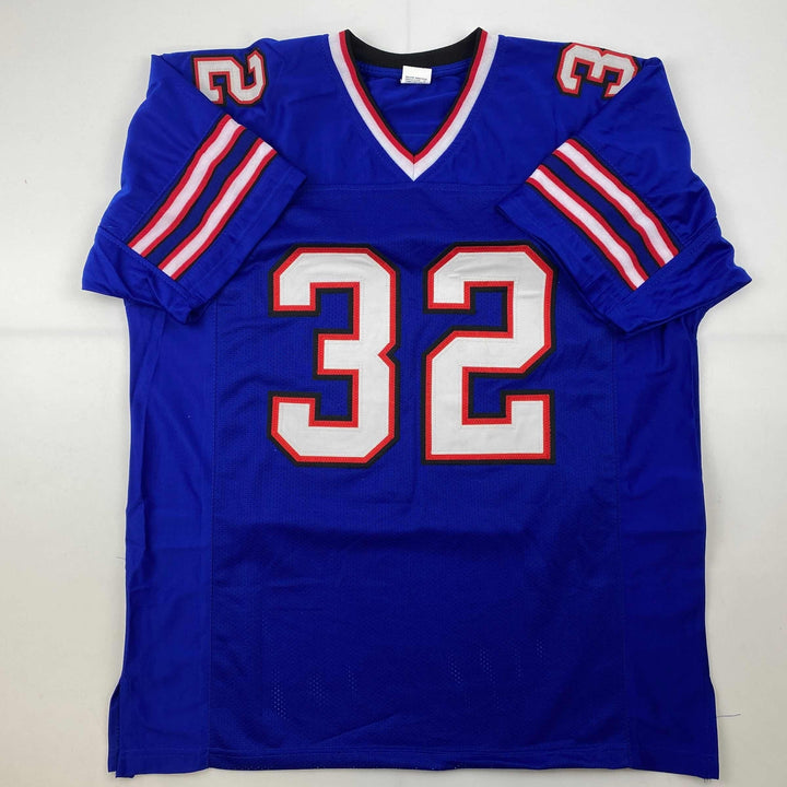 Facsimile Autographed OJ O.J. Simpson Buffalo Blue Reprint Jersey Size Men's XL
