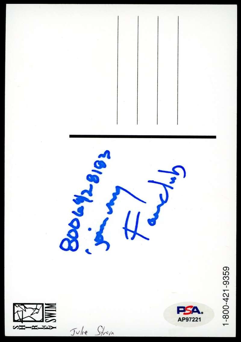 Julie Strain PSA DNA Coa Signed 5x7 Photo Autographed