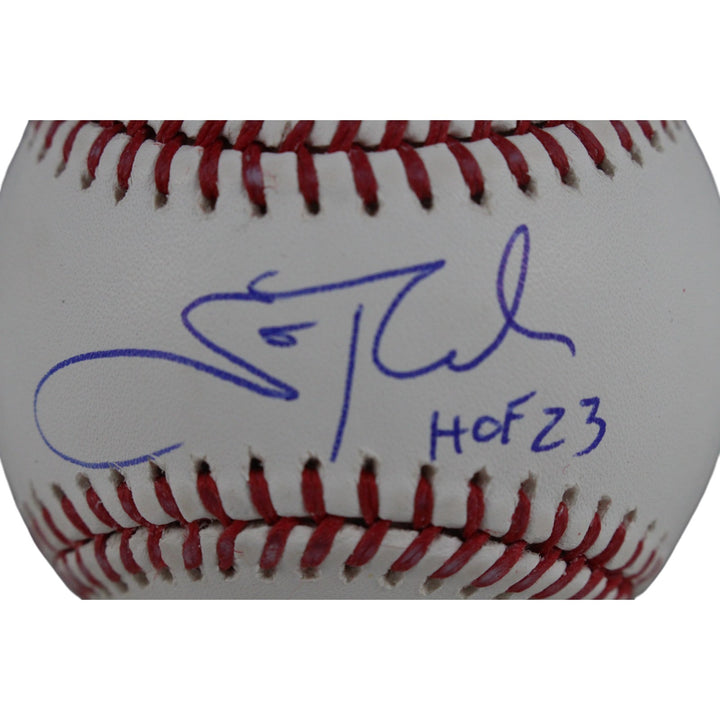 Scott Rolen Autographed Philadelphia Phillies OML Baseball Beckett Witness 50288