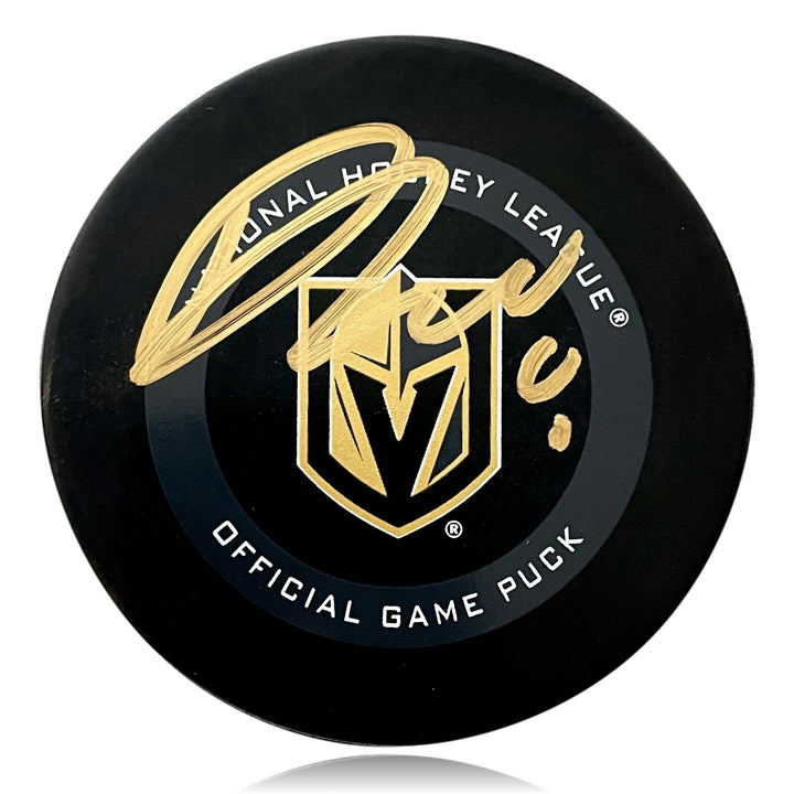 Phil Kessel Autographed Vegas Golden Knights Official Puck COA Inscriptagraphs