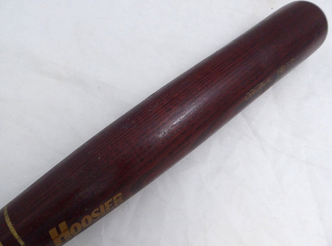Russ Davis Unsigned Seattle Mariners Red Hoosier Game Used Bat Cracked