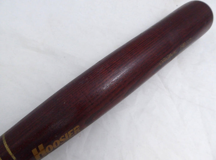 Russ Davis Unsigned Seattle Mariners Red Hoosier Game Used Bat Cracked
