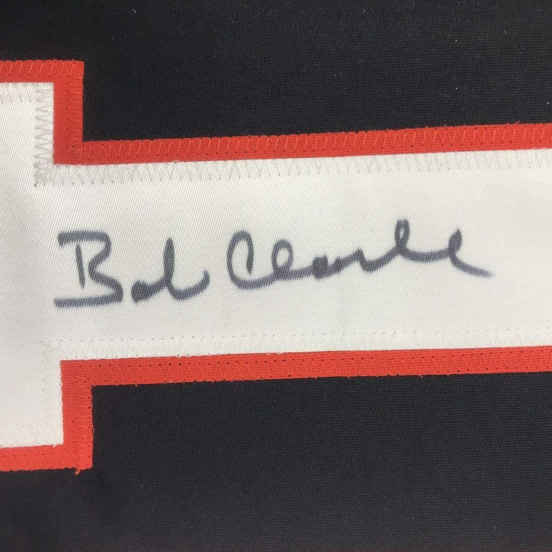 Autographed/Signed Bob Bobby Clarke Philadelphia Black Jersey JSA COA