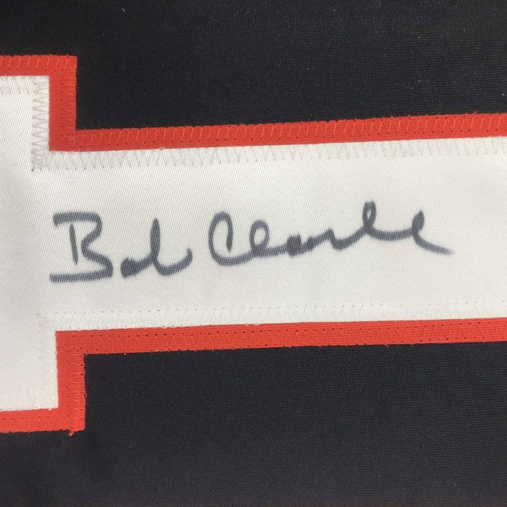 Autographed/Signed Bob Bobby Clarke Philadelphia Black Jersey JSA COA